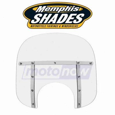 Memphis Shades Memphis Fats Windshield (9in. Cutout) for 2001-2004 Suzuki ru - Изображение 1 из 4