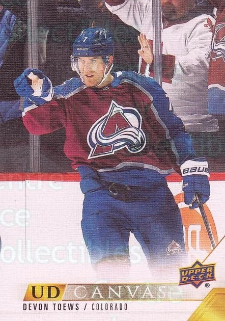 2022-23 Upper Deck Canvas #24 Devon Toews - Image 1 of 1