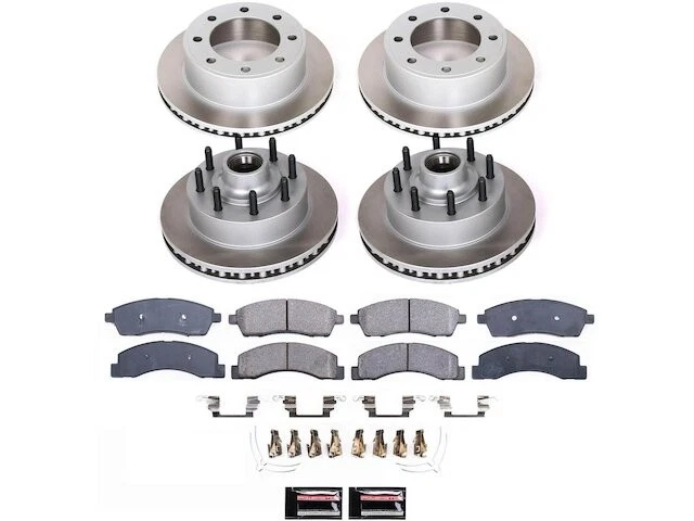 Kit de pastilha de freio dianteiro e traseiro e rotor para 2000-2002 Ford Excursion 2001 NJ977YS - Imagem 1 de 1