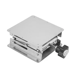 Stainless Steel Lifting Platform Laboratory Lifting Stand Scissor Rack 100*100m♡ - Afbeelding 1 van 8