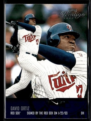 Playoff Prestige #44 2003 David Ortiz Foto 1 de 2