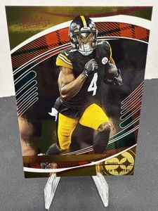 💥2025 Panini Absolute DK Metcalf Red & Green Holiday Foil Steelers - Picture 1 of 2