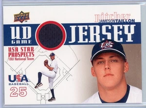 2009 Upper Deck Signature Stars USA Star Prospects Jersey GJU17 Jameson Taillon - Picture 1 of 2