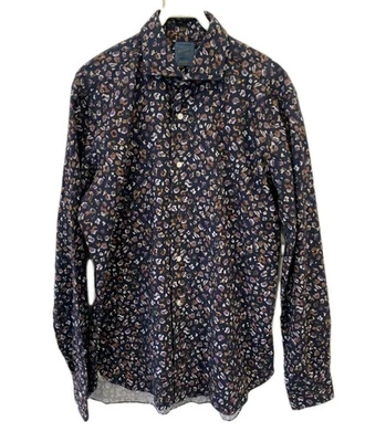 Barba Napoli Dandy Life Vintage Shirt Men’s 100% Cotton Made in Italy 42 M #C13 - Image 1 of 4