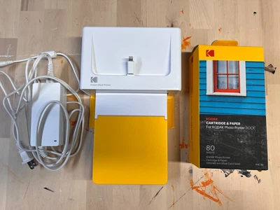 Kodak Instant Dock Printer PD460- WITH 80 Sheets PAPER- 4" x 6" - Image 1 of 4