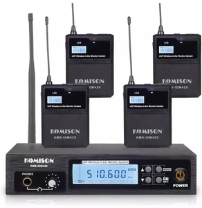 Mono Wireless In Ear Monitor System, IEM System, UHF Professional IEM System Tra - Bild 1 von 6