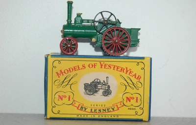 MATCHBOX MODELS OF YESTERYEAR Y-1 BOXED 1925 ALCHIN TRACTION ENGINE - Bild 1 von 4