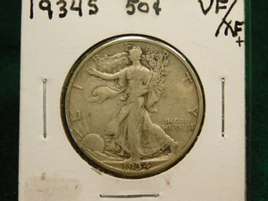 1934 S   Walking Liberty Half    Item # 7689 - Picture 1 of 2