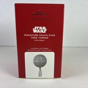2020 Hallmark Star Wars Miniature Death Star Tree Topper - Bild 1 von 6