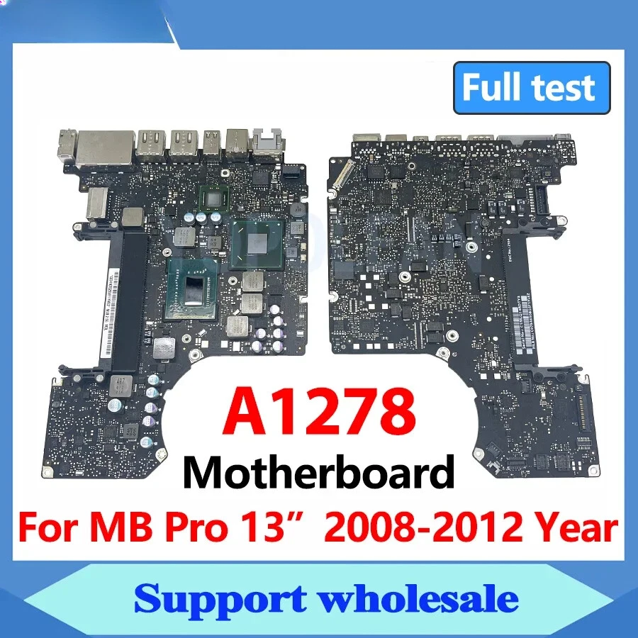 New A1278 Motherboard For MacBook Pro 13" A1278 Logic Board i5 2.5GHz i7 2.9GHz - Image 1 of 4