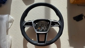 2019 - 2023 AUDI A6 A7 STEERING WHEEL 4K0419091C OEM with HEATED Function - Picture 1 of 9