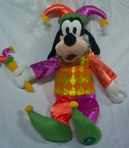Walt Disney Store SOFT GOOFY AS JESTER 18" Plush Stuffed Animal TOY NEW - Picture 1 of 4