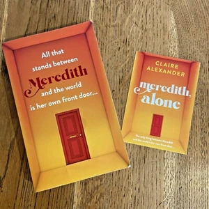 Meredith, Alone by Claire Alexander 2022 SIGNED UK Uncorrected Proof + Postcard - Picture 1 of 11
