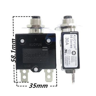 98 Serie 3A-50A rückstellbarer Überlastschutzschalter Leistungsschutzschalter