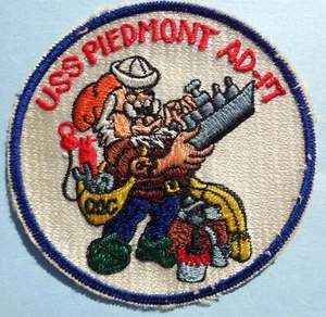Vietnam era USN US Navy USS Piedmont AD-17 Disney Doc patch Japanese made - Picture 1 of 2
