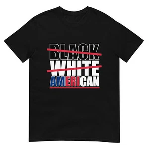 Black White American Funny Patriot Political Election T-Shirt - Picture 1 of 17