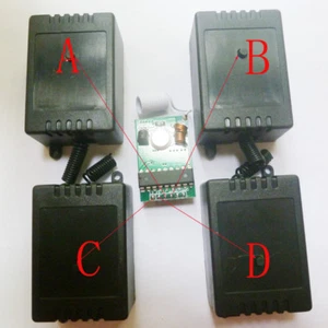 Receptor inalámbrico RF PT2262 RF ASK Control 433,92 MHz AC220V - Imagen 1 de 7