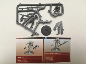 Cabalist A Spear Single Corvus Cabal WARCRY Warband Warhammer Age Sigmar Chaos - Picture 1 of 1