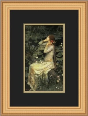 Impresión enmarcada personalizada John William Waterhouse Ofelia Foto 1 de 2