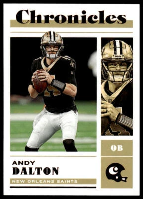 2022 Panini Chronicles Bronze #27 Andy Dalton New Orleans Saints - Image 1 of 2