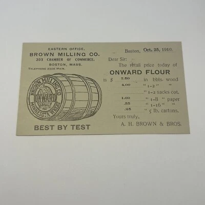 US SC UX22 Boston MA 10-25-10 6:30PM Preprint Barrel illus.  #A106 - Image 1 of 2