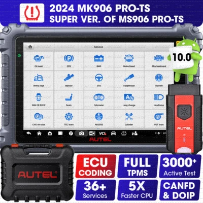 2025 Autel MaxiSys MaxiCOM MK906 Pro-TS OBD2 Scanner Diagnostic Tool ECU Coding DE - Image 1 of 4