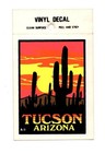 Lot of 12 Tucson Arizona Cactus Souvenir Luggage Decals Stickers - New, Free S&H