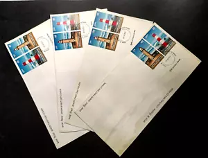 India - "LIGHTHOUSES OF INDIA" 4 FDC First Day Covers 2012 - Picture 1 of 9