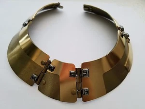 **Lanvin** Gold Kristall Halskette/Halskette (Brosche, Gürtel, Kleid, Oberteil) - Bild 1 von 7