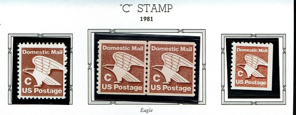 1981 -2 U.S. Regular Issue  "C" (20c) Set of 4  Sc#1946- M/NH/OG See Note - Image 1 of 1