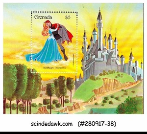 GRENADA - 1987 DISNEY'S SLEEPING BEAUTY / ANIMATION - Min. sheet MNH - Picture 1 of 1