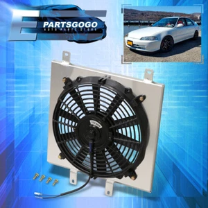 For 92-00 Honda Civic DelSol A/T Aluminum Cooling Radiator Fan Shroud Mount Kit - Picture 1 of 4