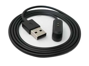 USB 2.0 Cable 100 CM Charging Cable for Oppo Watch Free Smartwatch IN Black - Zdjęcie 1 z 5