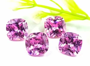 Finest Quality Pink Sapphire Lot Natural IGL Cushion Cut 10x6mm Top Quality AUX - Picture 1 of 9