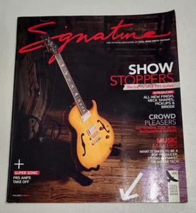 PAUL REED SMITH PRS SIGNATURE MAGAZINE - VOLUME 2 ISSUE 1 - GUITAR DEALER SWAG - Imagen 1 de 10
