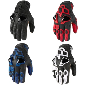 Icon Hypersport Short Goatskin/Leather Street Motorcycle Riding Gloves - Bild 1 von 11