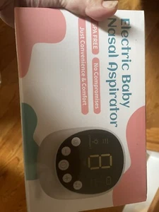 Baby Nasal Aspirator, Electric Nose Sucker with 9 Levels Suction, Soothing Ligh - Picture 1 of 3