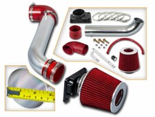 BCP RED 00-05 Eclipse 2.4 L4 3.0 V6 Ram Air Intake Racing System + Filter