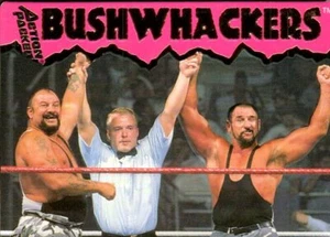 1995 Action Packed WWF Pro Wrestling Card #20 The Bushwhackers - Picture 1 of 2