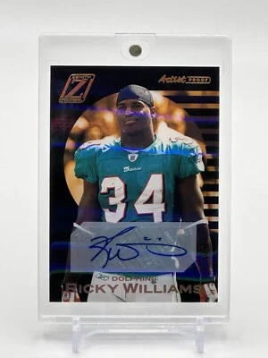 2020 Panini Zenith RICKY WILLIAMS Artist Proof Gold AUTO #3/5 - MIAMI DOLPHINS - Image 1 of 2