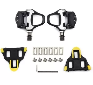 Bike Pedal 9/16" Road Bike Pedals Cleats Set Bicycle Platform Pedals Clipless... - Picture 1 of 11