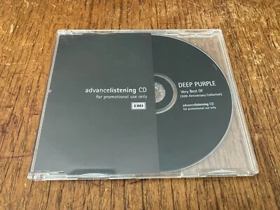 DEEP PURPLE Very Best Of ADVANCE UK PROMO CD 1998 RARE Rainbow Gillan Foto 1 de 2
