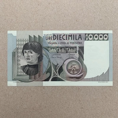 Italy 10000 LIRE Banknote  1976-1982 Machiavelli Pre Euro Italian Currency Money - Image 1 of 3