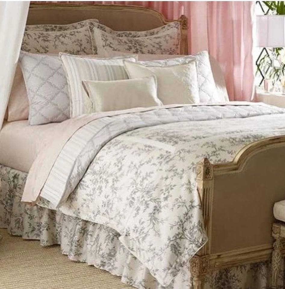 Ralph Lauren SAINTE HONORE KING Juego de funda nórdica de baño y 2 fundas de euro leer Foto 1 de 4