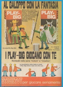 STICKTOY: Play Big Vintage Werbung Advertising Werbung Clipping MA1794 - Bild 1 von 1