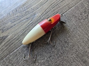 Vintage Wright McGill Eagle Claw Hijacker No. 302 Red & White Fishing Lure - Picture 1 of 9