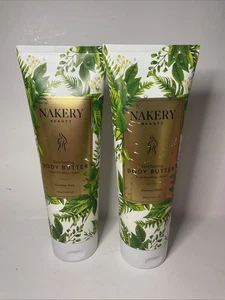 2x Nakery Beauty Summer Rain Skin Toning Body Butter 10 Oz Broken Seal New - Picture 1 of 5