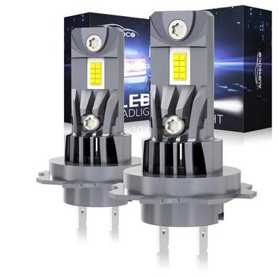 Faro LED 2x bombillas H7 para Honda CBR600F4i 2001 2002 2003 2004 2005 2006 Moto Foto 1 de 4