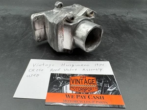 Vintage Husqvarna 1974 CR250 Reed Valve Assembly Used - Picture 1 of 10