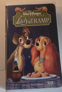 Walt Disney's Lady and the Tramp (VHS, 1998) Clamshell Masterpiece Collection  - Picture 1 of 4